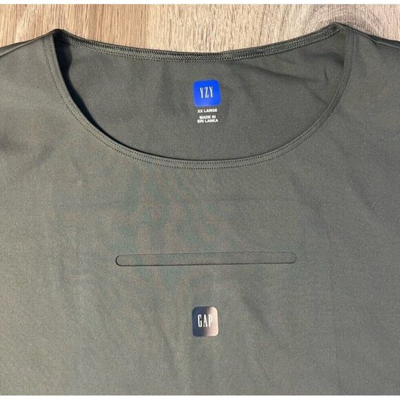 Yeezy x Gap Engineered by Balenciaga Long Sleeve Second Skin Top Green 2X Womens - Picture 2 of 6